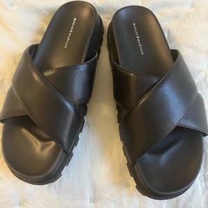 Mercer & Madison Rilla Black Sandals Size 8.5